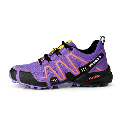 Cross-Border Foreign Trade Mountaineering Men'S Shoes Cross-Country Running Shoes Solomon Travel Mountaineering Shoes Hiking Shoes Breathable Large Size Women'S Shoes