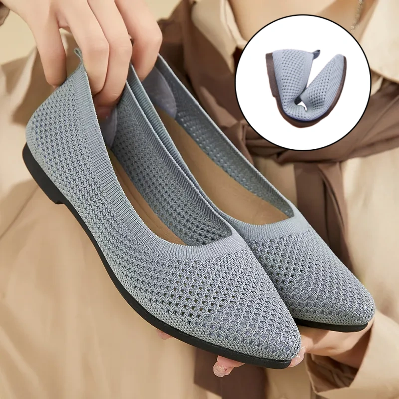 🌸🎉 Trendy Must-Have! Only a Few Left! ✨🥿💫Women's Neuropathic Daily Lightweight Comfortable Breathable Arch Support Machine Washable Flat Diabetic Shoes