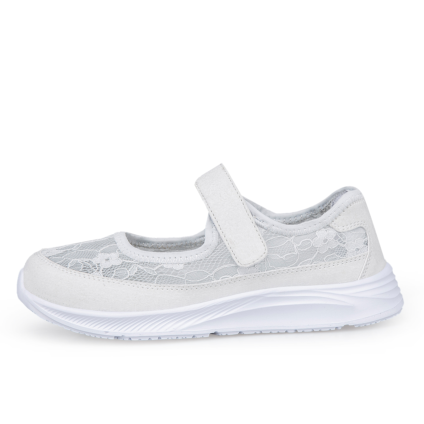 🔥Last Day 60% OFF🔥Women's Lace Mary Jane Walking Shoes - Soft Sole Breathable Comfortable Summer Flats