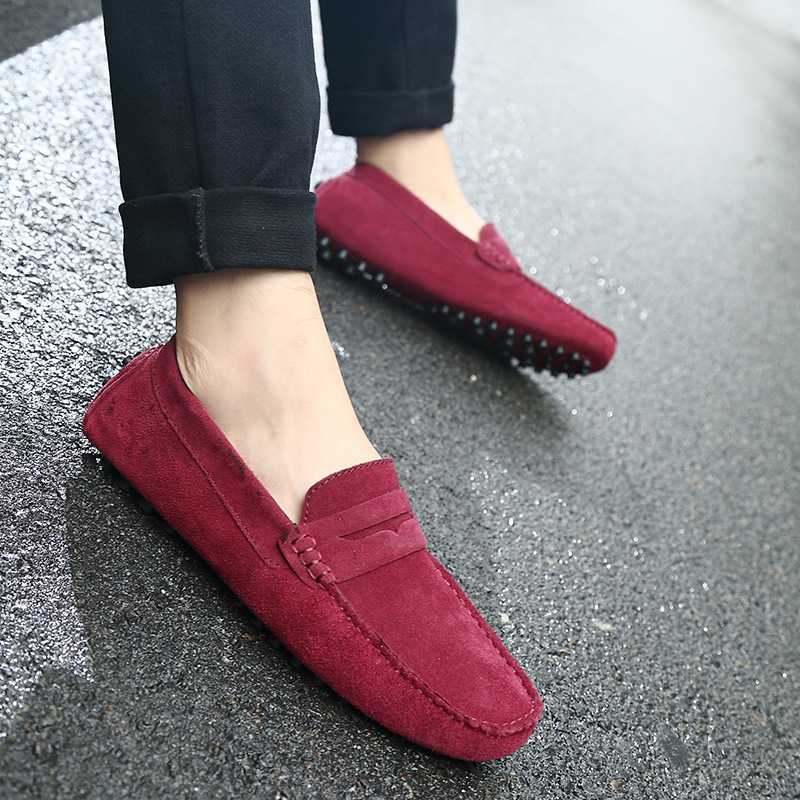 Men's Genuine Leather Comfortable Slip On Casual Shoes