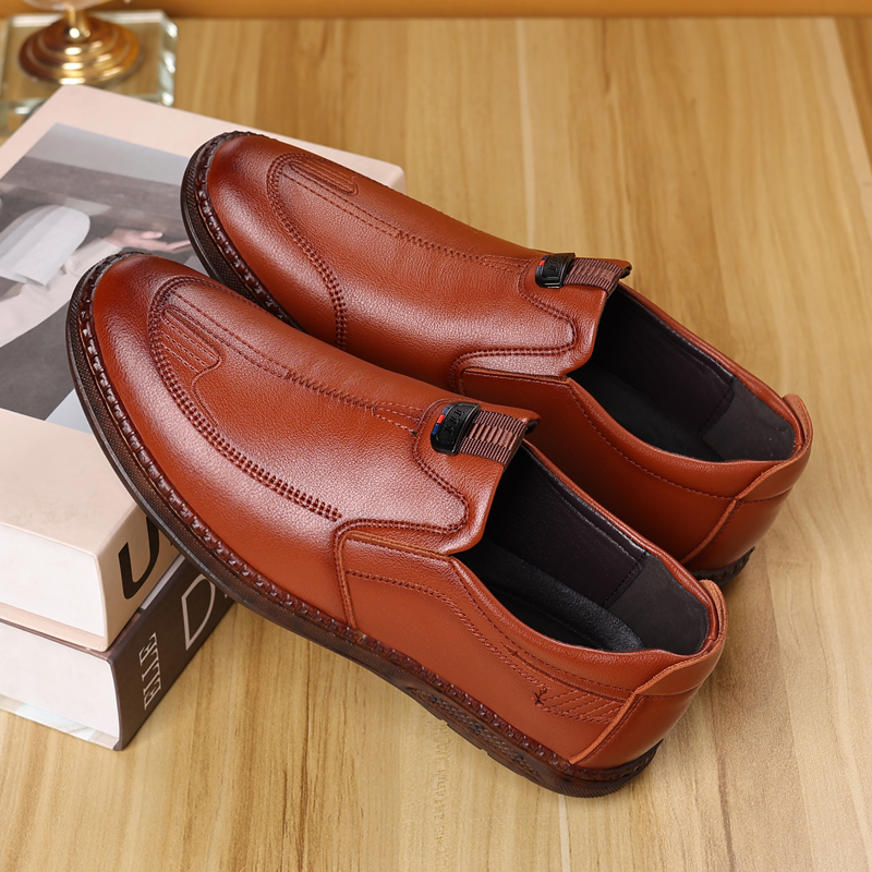 🔥Last Day 60% OFF🔥Men's British Style Leather Loafers - Lightweight Breathable Casual Shoes
