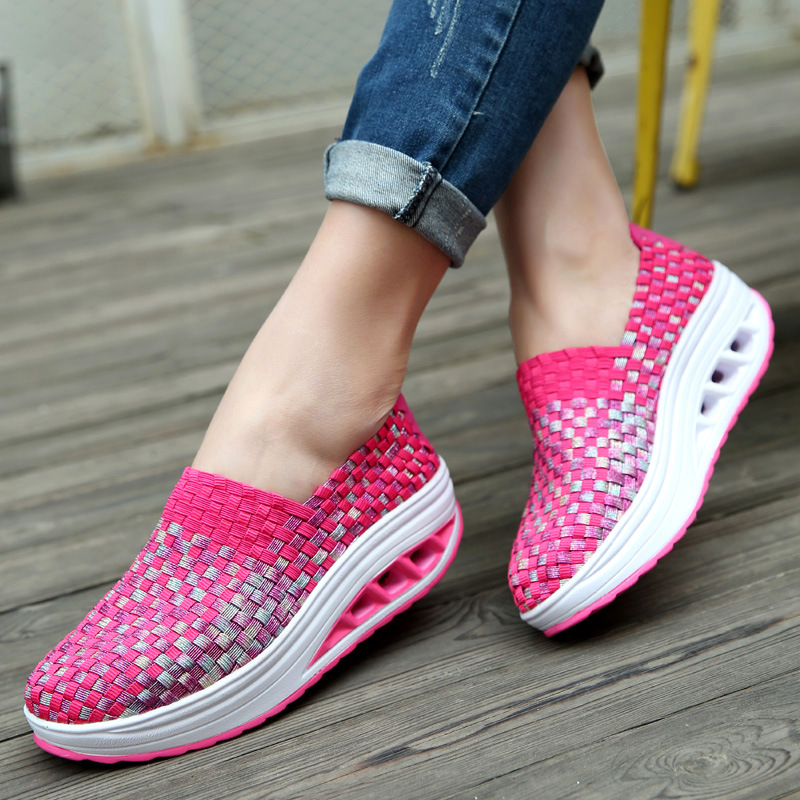 ⏰Limited Time 70% OFF⏰- Air Cushion Sports Comfortable Woven Women's Shoes