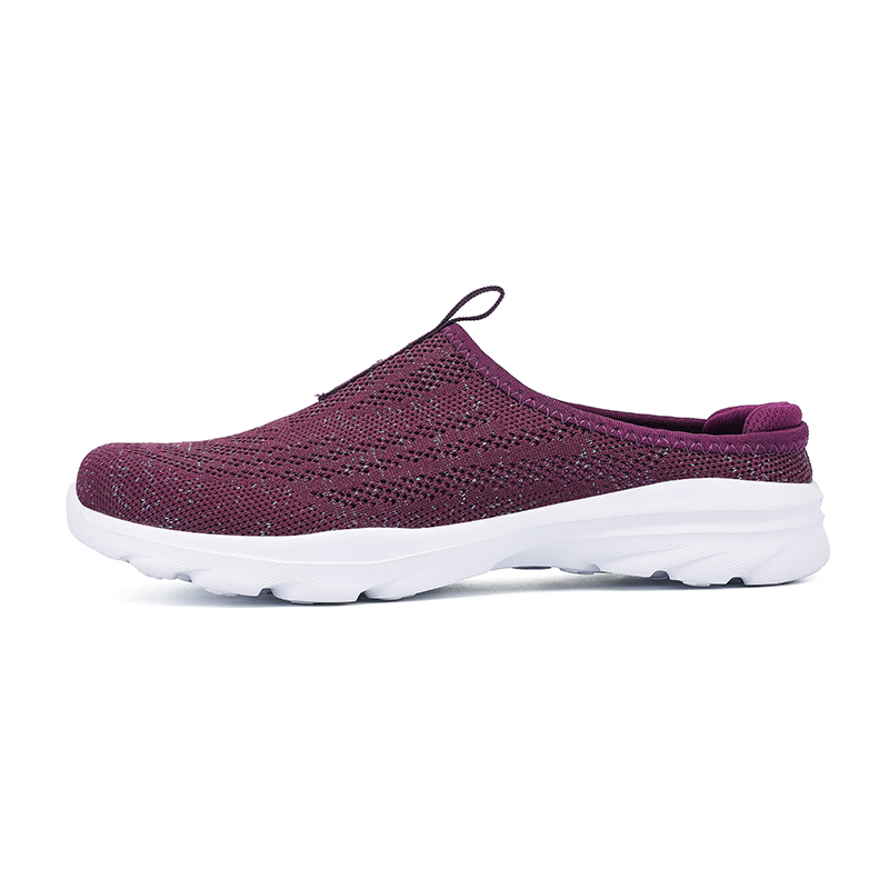 🌸🎉 Trendy Must-Have! Only a Few Left! ✨🥿💫Women's Hiking Lightweight Breathable Non-slip Knitted Flat Thick-soled Slip-on Walking Neuropathy Shoes