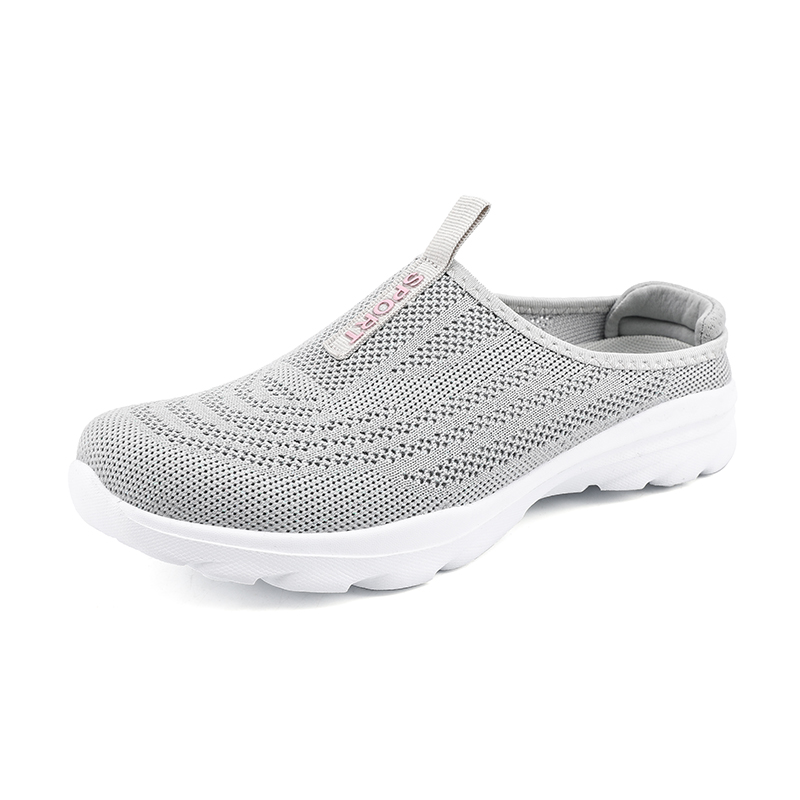 🌸🎉 Trendy Must-Have! Only a Few Left! ✨🥿💫Women's Hiking Lightweight Breathable Non-slip Knitted Flat Thick-soled Slip-on Walking Neuropathy Shoes