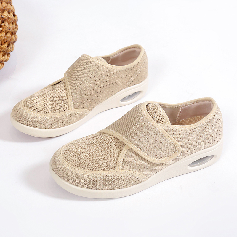 🌸🎉 Trendy Must-Have! Only a Few Left! ✨🥿💫Women's Nursing Home Wide Toe Orthopedic Adjustable Strap Neuropathic Shoes