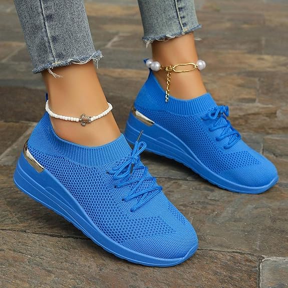 Women's Lightweight Comfortable Breathable Arch Support Slip-On Sneakers
