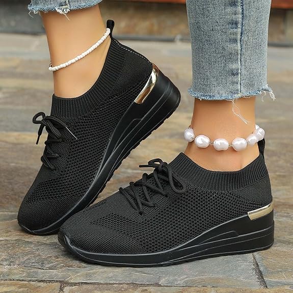 Women's Lightweight Comfortable Breathable Arch Support Slip-On Sneakers