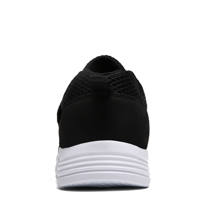 Women's Casual Comfort Walking Shoes Ultralight Flats Non-Slip Hook & Loop Fashion Sneakers