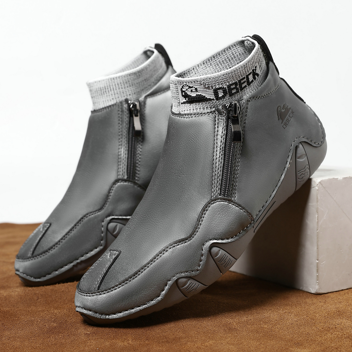 🔥🚀 Hot Sale! Limited Stock! 🌟👟💥Men's Versatile Lightweight Waterproof Insulated Breathable Slip-On Side-Zip Hunting Boots with Enhanced Traction for All-Terrain Comfort