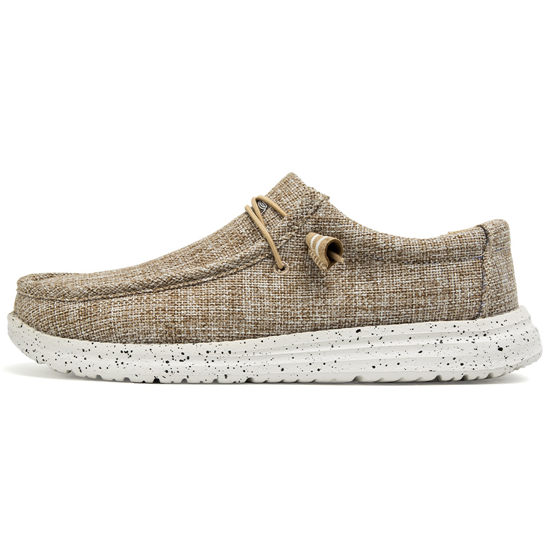 The Brand'S Same Style Slip-On Loafers For Men And Women, Canvas Casual Shoes, High-Elastic Cork Insoles, Cross-Border Best-Selling Loafers