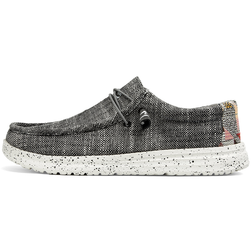 The Brand'S Same Style Slip-On Loafers For Men And Women, Canvas Casual Shoes, High-Elastic Cork Insoles, Cross-Border Best-Selling Loafers