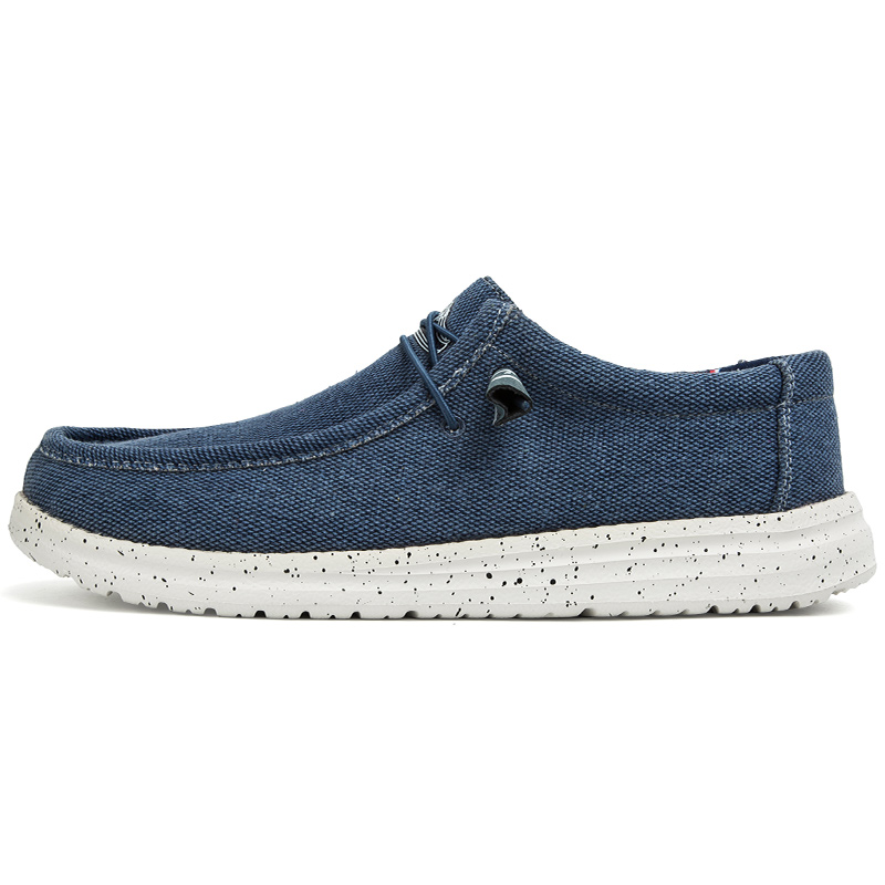The Brand'S Same Style Slip-On Loafers For Men And Women, Canvas Casual Shoes, High-Elastic Cork Insoles, Cross-Border Best-Selling Loafers