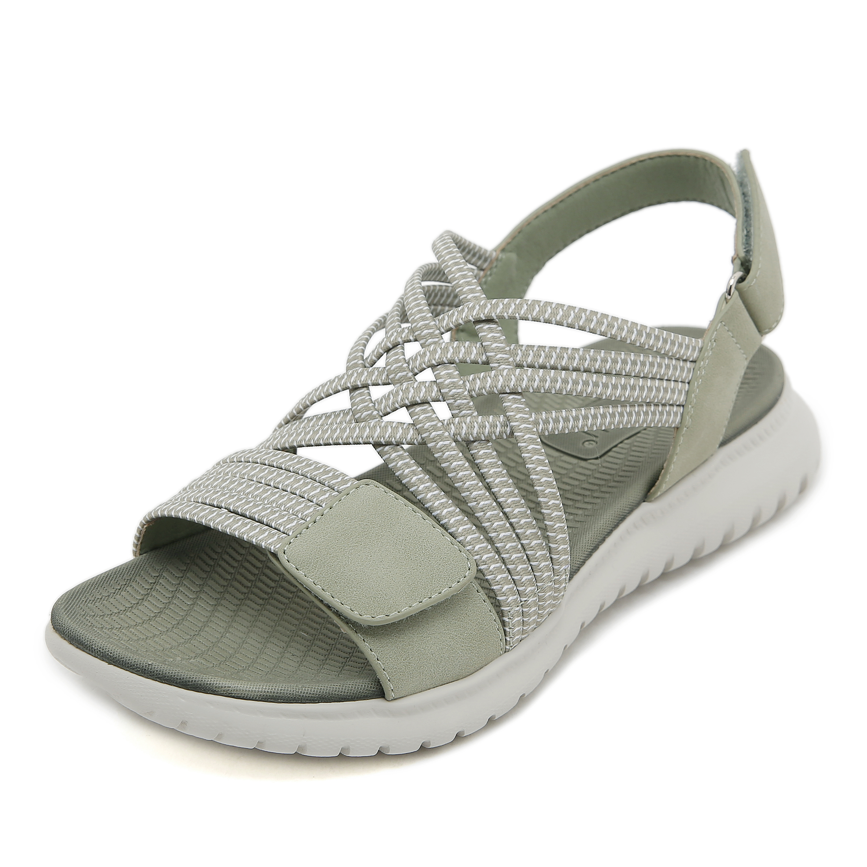 1109-A10 Amazon 2026 Summer New Sandals Women'S Lightweight Sports Style Comfortable Elastic Large Size Sandals