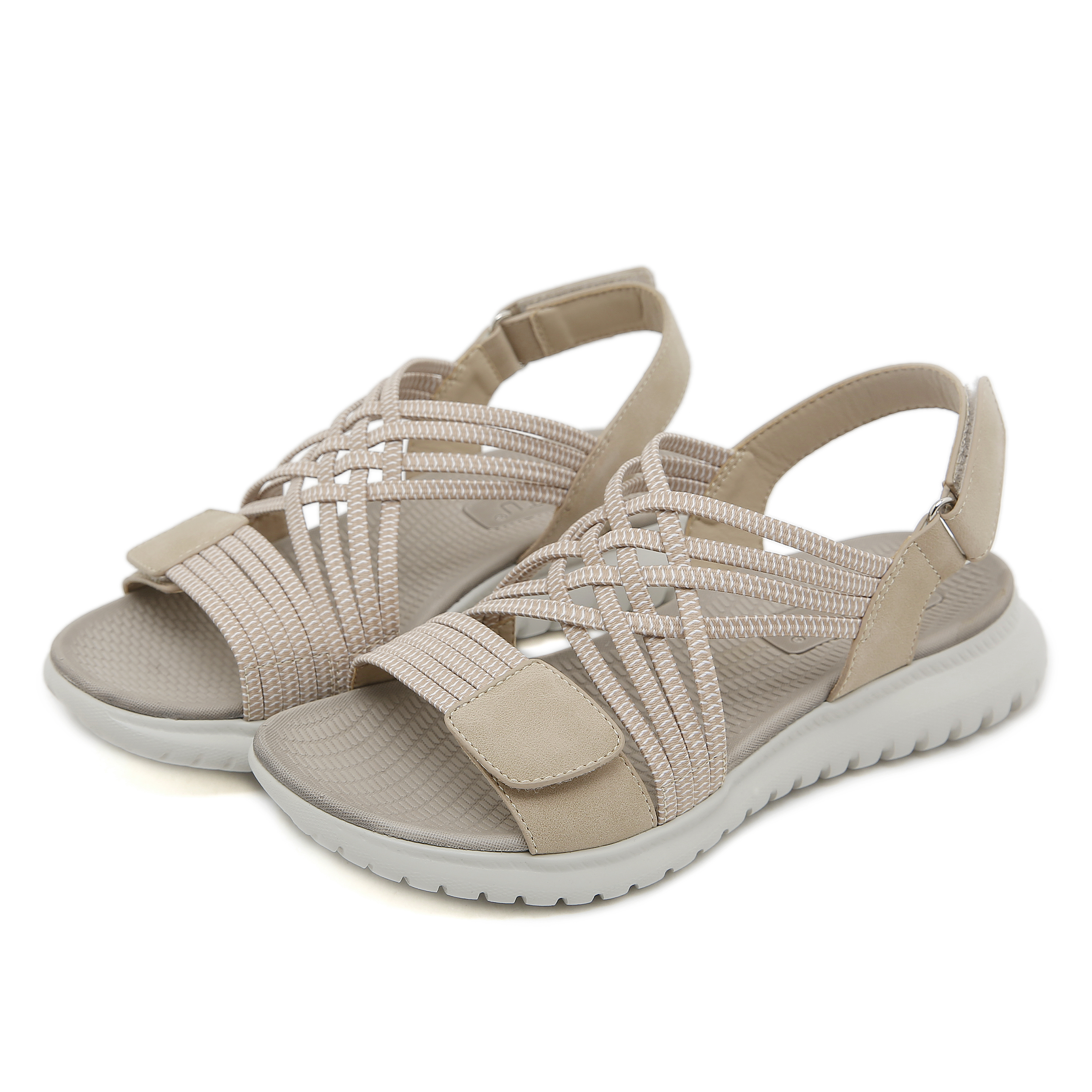 1109-A10 Amazon 2026 Summer New Sandals Women'S Lightweight Sports Style Comfortable Elastic Large Size Sandals