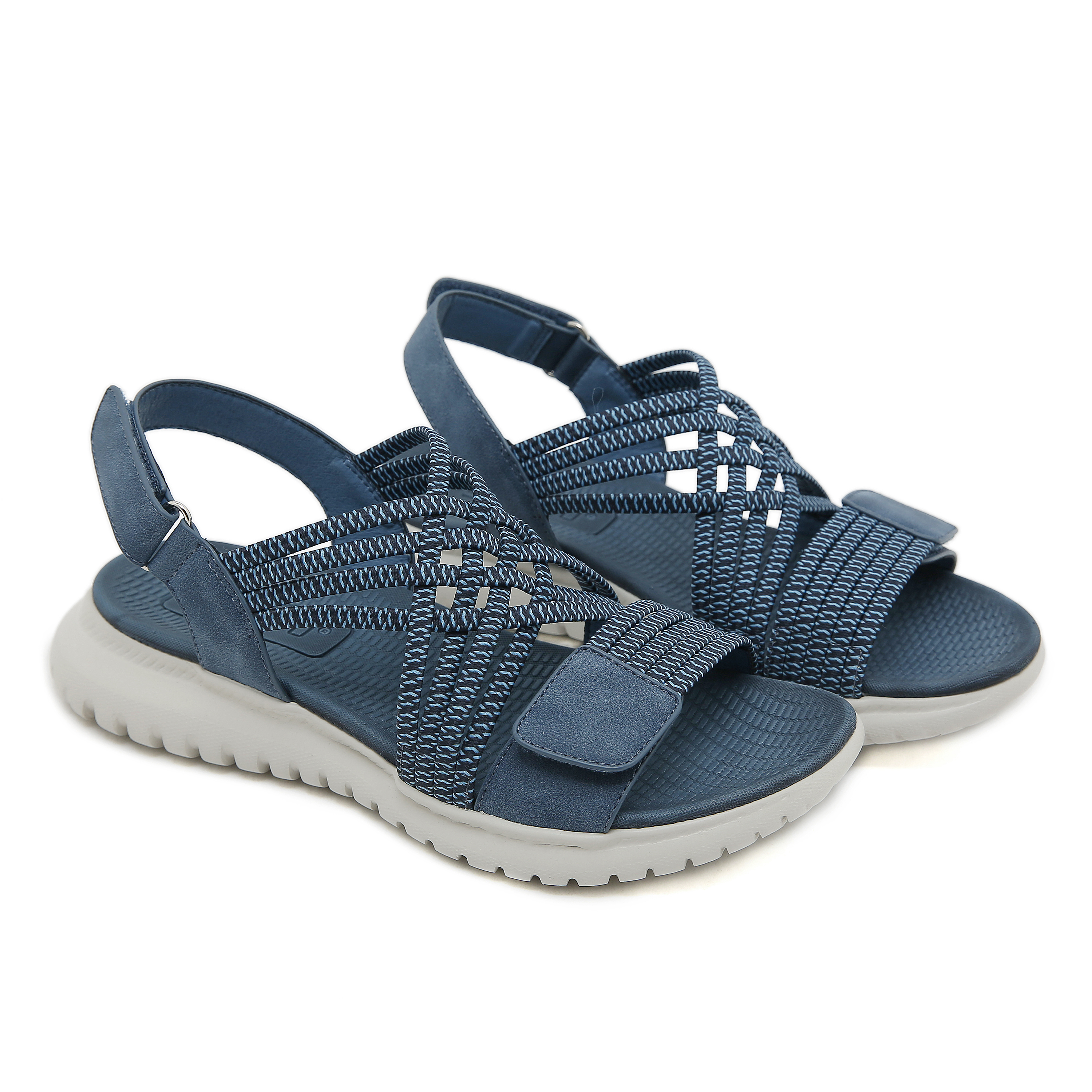 1109-A10 Amazon 2026 Summer New Sandals Women'S Lightweight Sports Style Comfortable Elastic Large Size Sandals