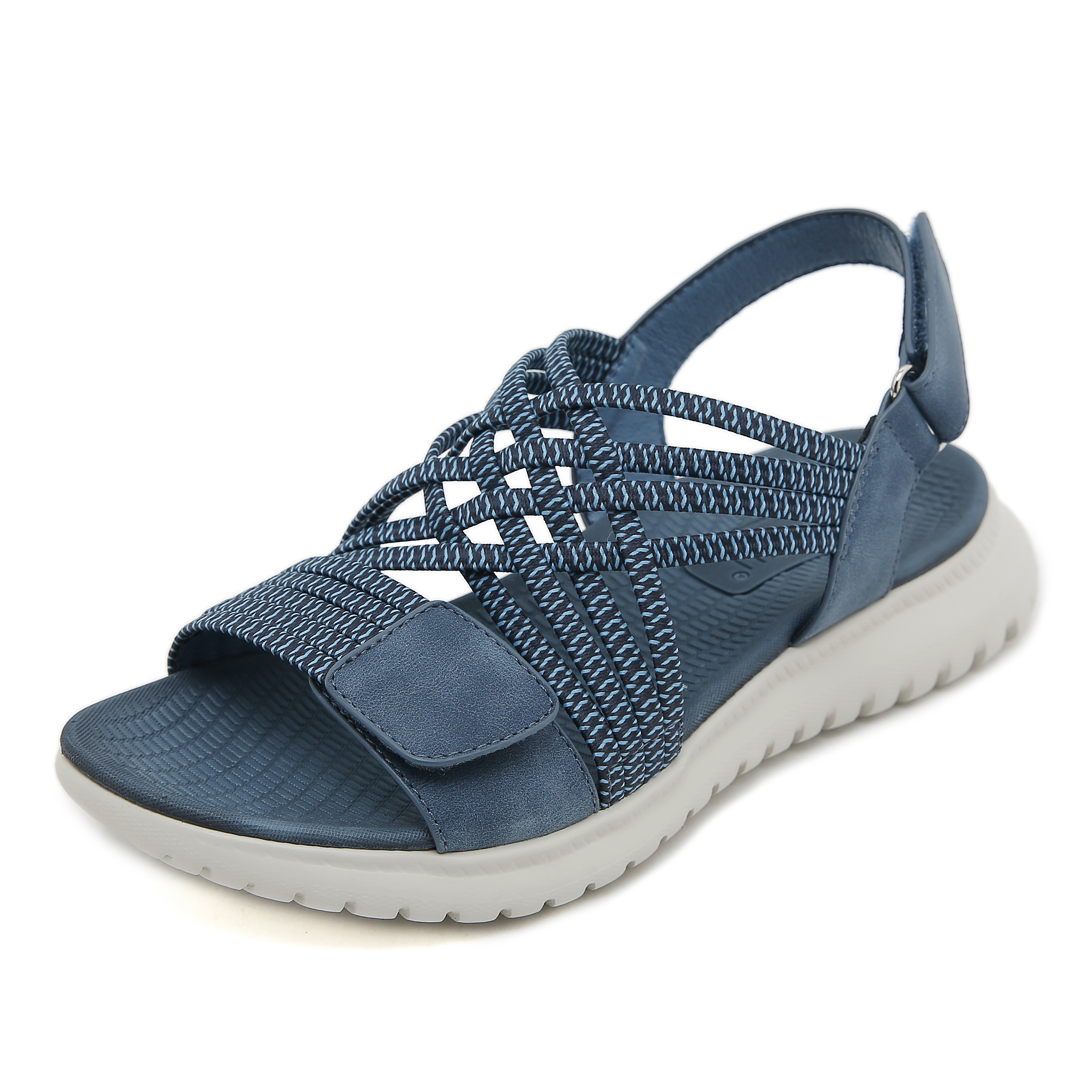 1109-A10 Amazon 2026 Summer New Sandals Women'S Lightweight Sports Style Comfortable Elastic Large Size Sandals