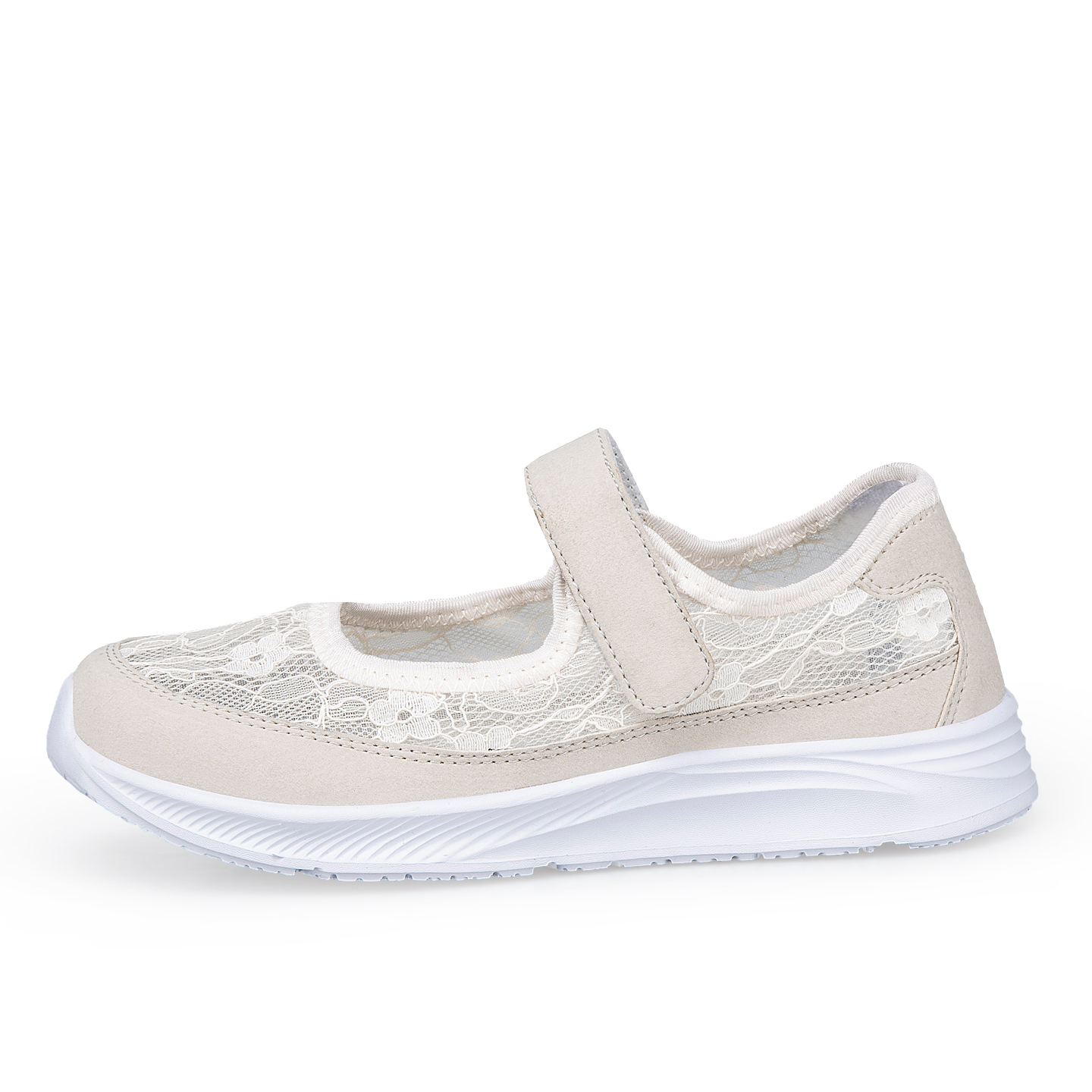 🔥Last Day 60% OFF🔥Women's Lace Mary Jane Walking Shoes - Soft Sole Breathable Comfortable Summer Flats