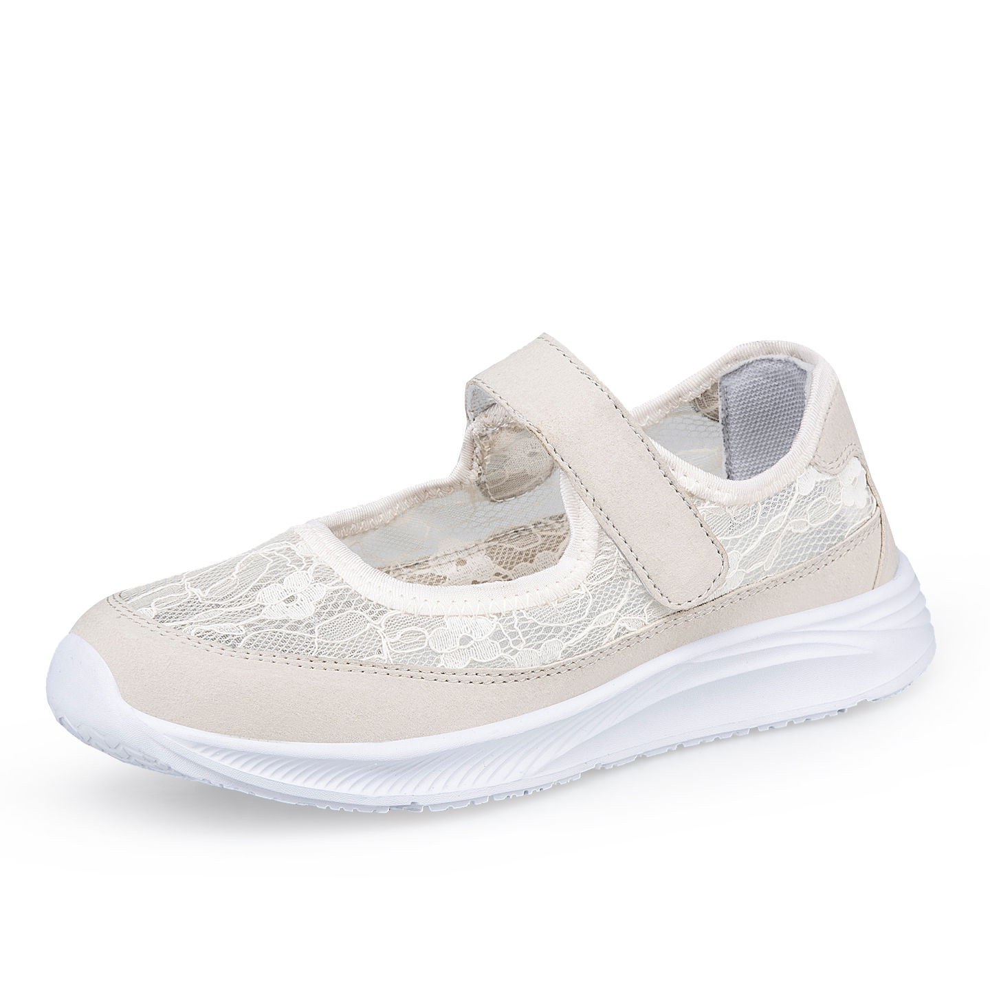 🔥Last Day 60% OFF🔥Women's Lace Mary Jane Walking Shoes - Soft Sole Breathable Comfortable Summer Flats