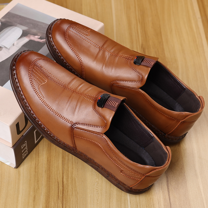 🔥Last Day 60% OFF🔥Men's British Style Leather Loafers - Lightweight Breathable Casual Shoes