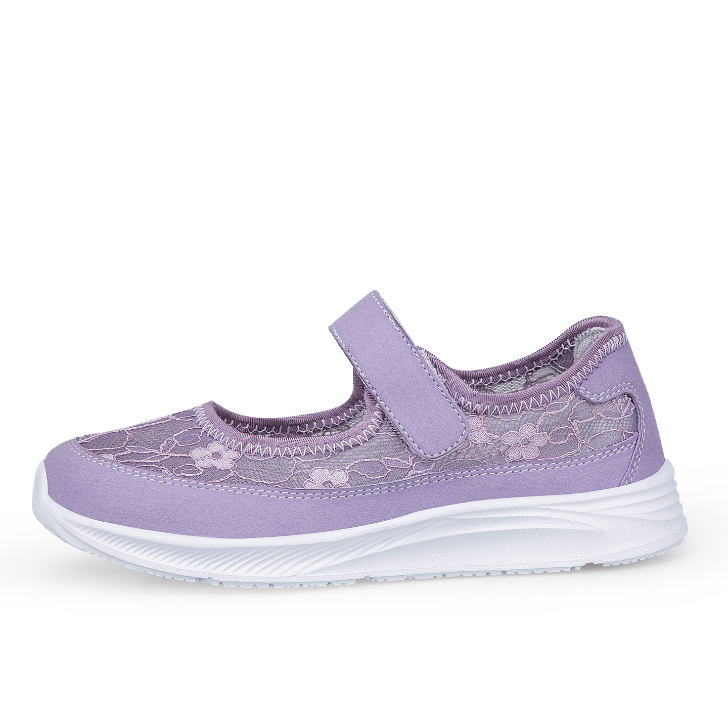 🔥Last Day 60% OFF🔥Women's Lace Mary Jane Walking Shoes - Soft Sole Breathable Comfortable Summer Flats