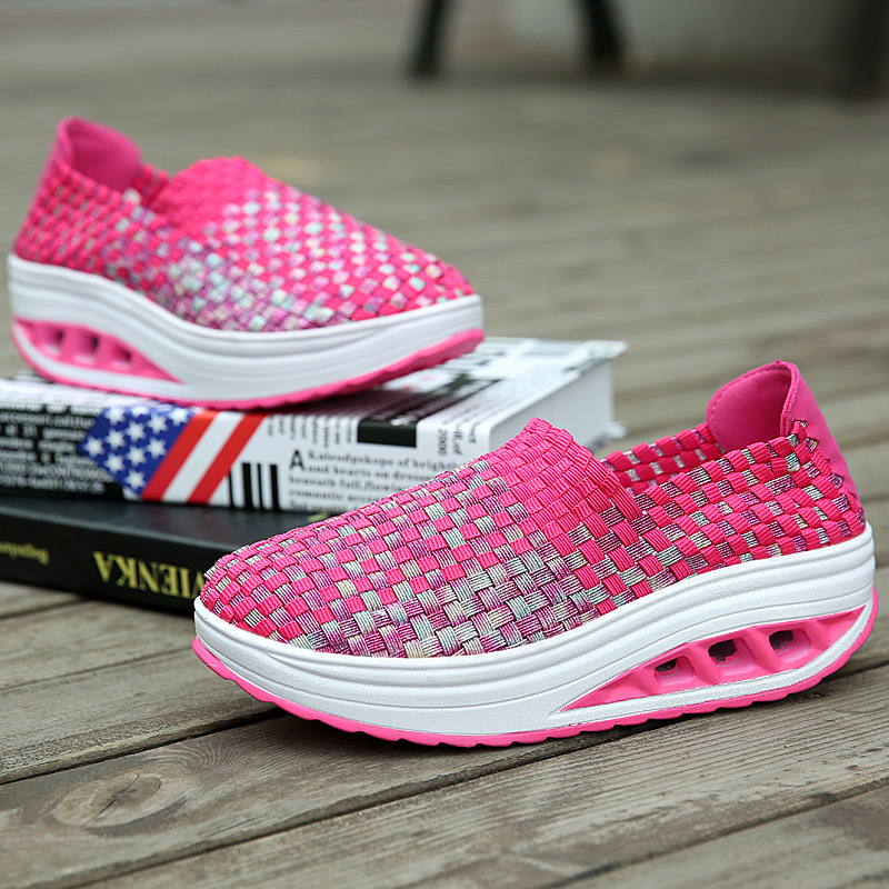 ⏰Limited Time 70% OFF⏰- Air Cushion Sports Comfortable Woven Women's Shoes