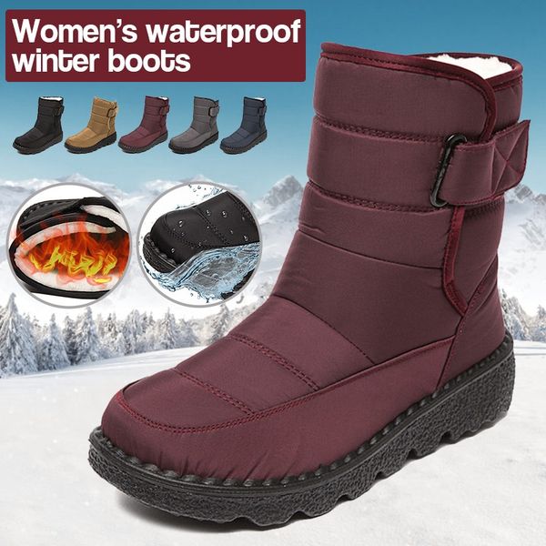 Women's Waterproof Non-slip Warm Ankle Snow Boots