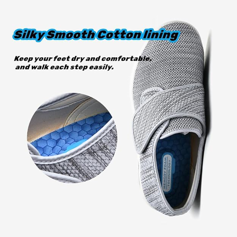 🌸🎉 Trendy Must-Have! Only a Few Left! ✨🥿💫Women's Nursing Home Wide Toe Orthopedic Adjustable Strap Neuropathic Shoes