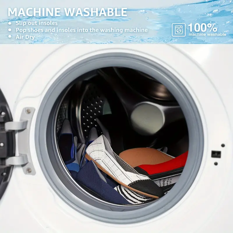 🌸🎉 Trendy Must-Have! Only a Few Left! ✨🥿💫Women's Neuropathic Daily Lightweight Comfortable Breathable Arch Support Machine Washable Flat Diabetic Shoes