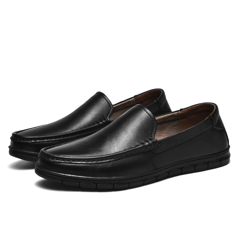🔥Last Day 60% OFF🔥Men's Genuine Leather Slip-On Loafers - Comfortable Casual Driving Shoes