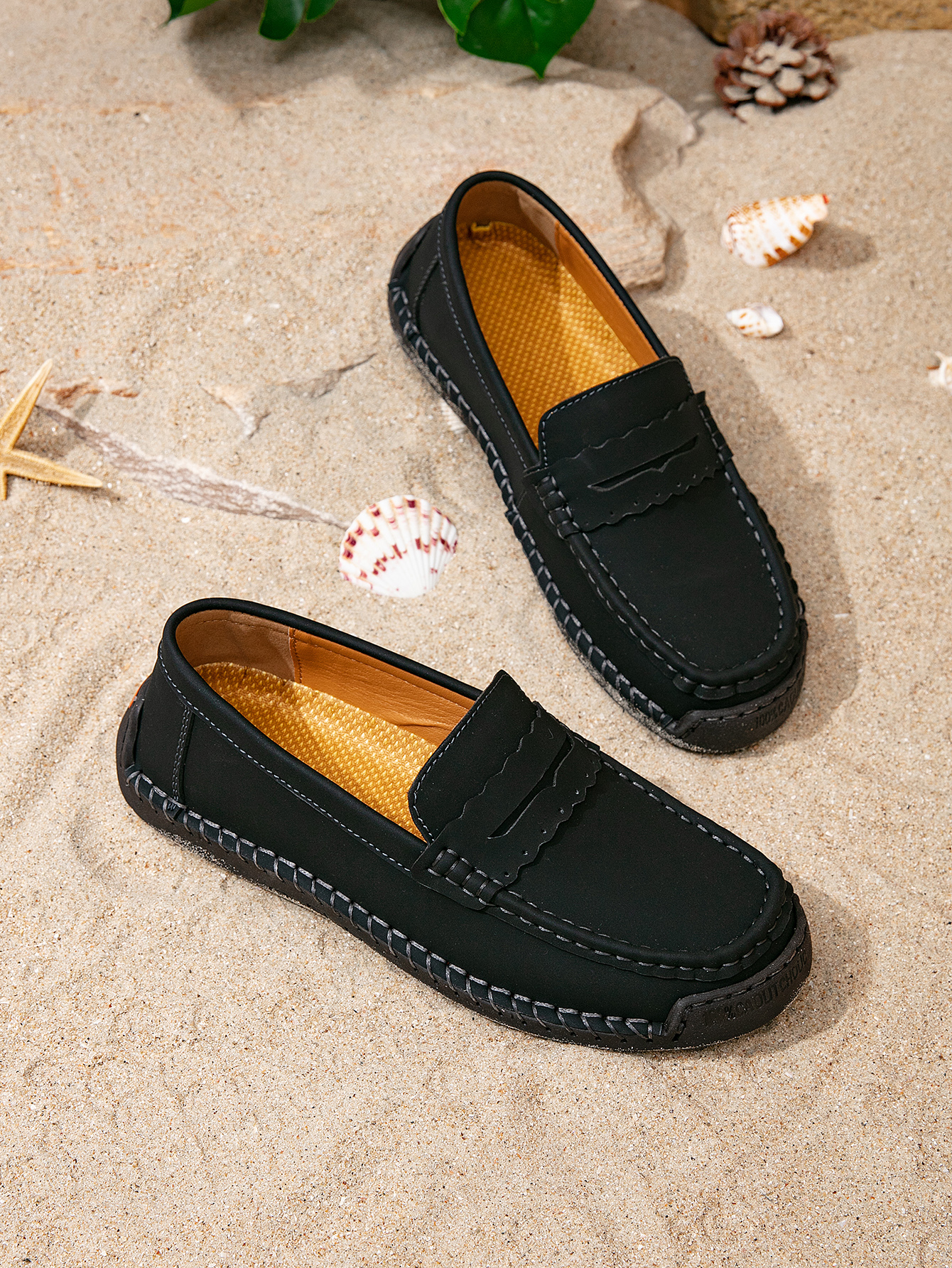 2025 Cross-Border Amazon Popular Spring And Autumn Large Size Women'S Shoes Anti-Slip Soft Sole Casual Shoes Hand-Stitched Mother'S Shoes