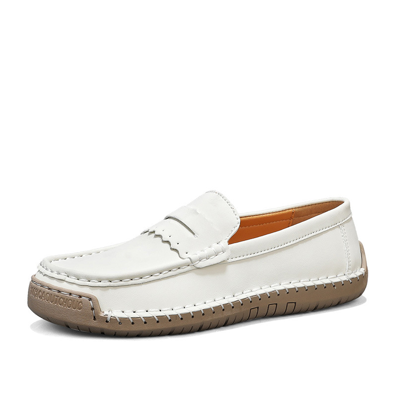 2025 Cross-Border Amazon Popular Spring And Autumn Large Size Women'S Shoes Anti-Slip Soft Sole Casual Shoes Hand-Stitched Mother'S Shoes