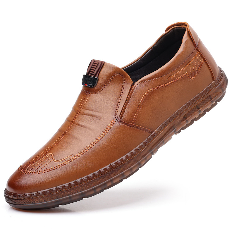 🔥Last Day 60% OFF🔥Men's British Style Leather Loafers - Lightweight Breathable Casual Shoes