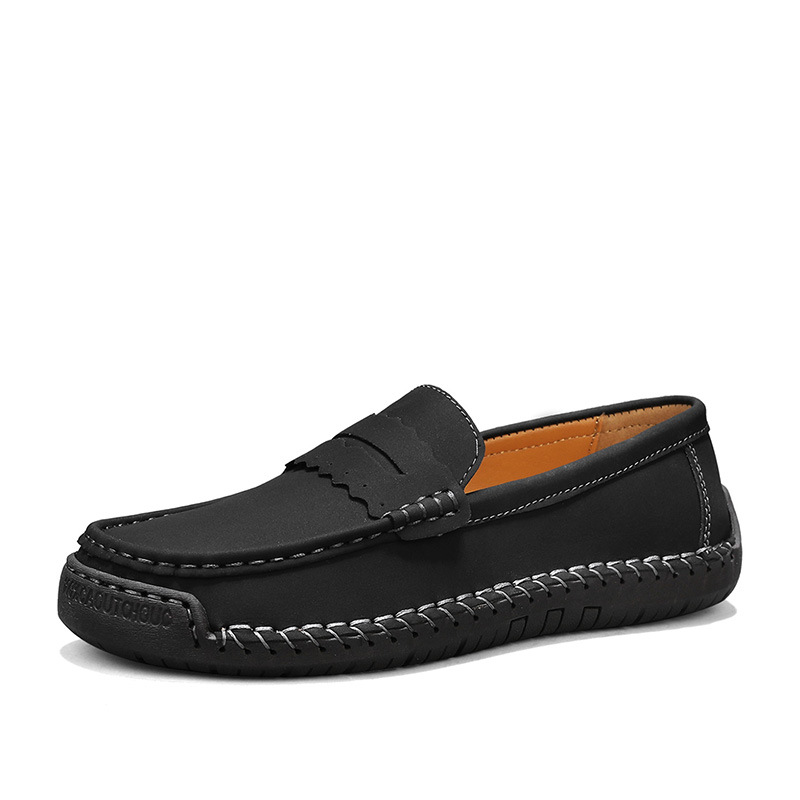 2025 Cross-Border Amazon Popular Spring And Autumn Large Size Women'S Shoes Anti-Slip Soft Sole Casual Shoes Hand-Stitched Mother'S Shoes