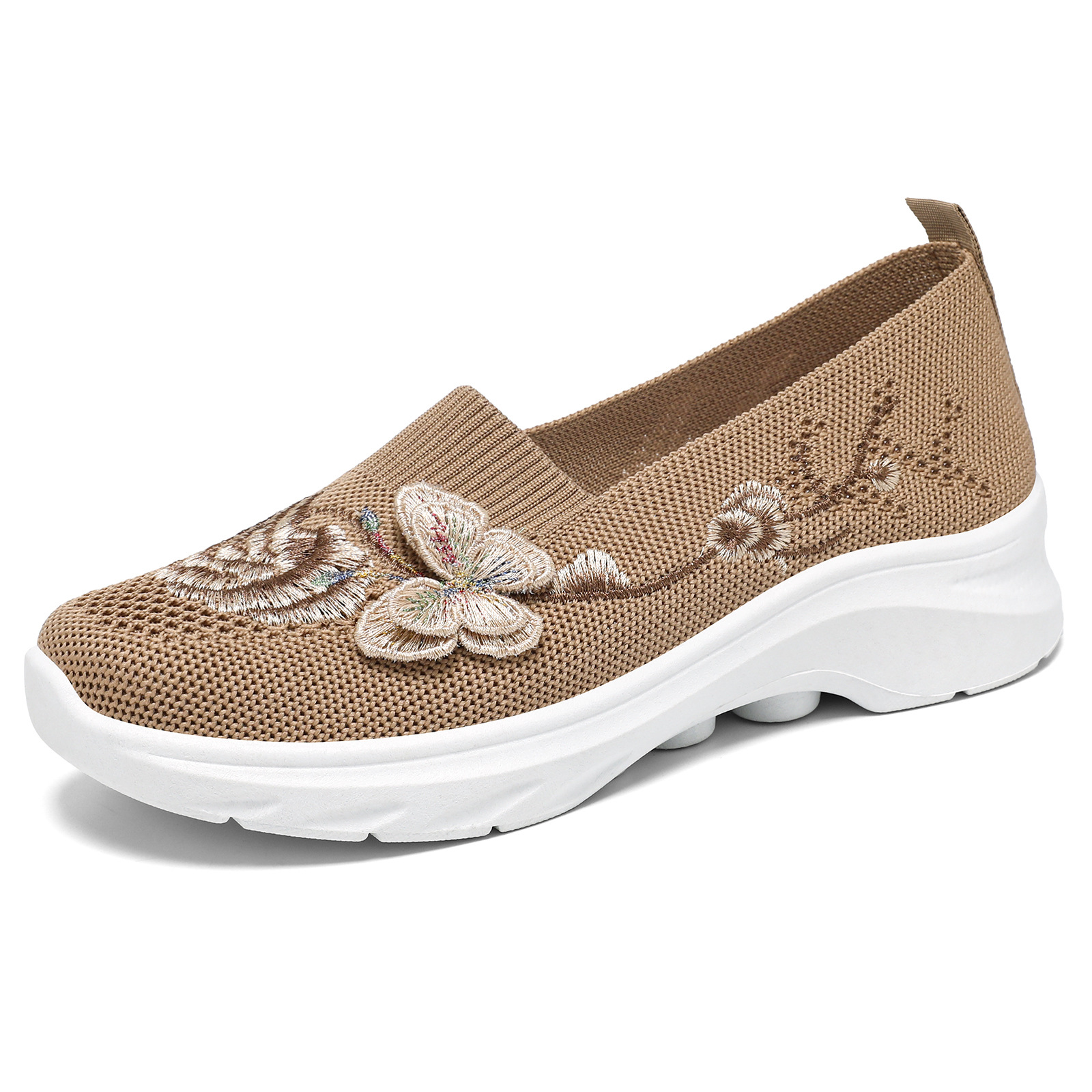 Women's Butterfly Embroidered Loafers