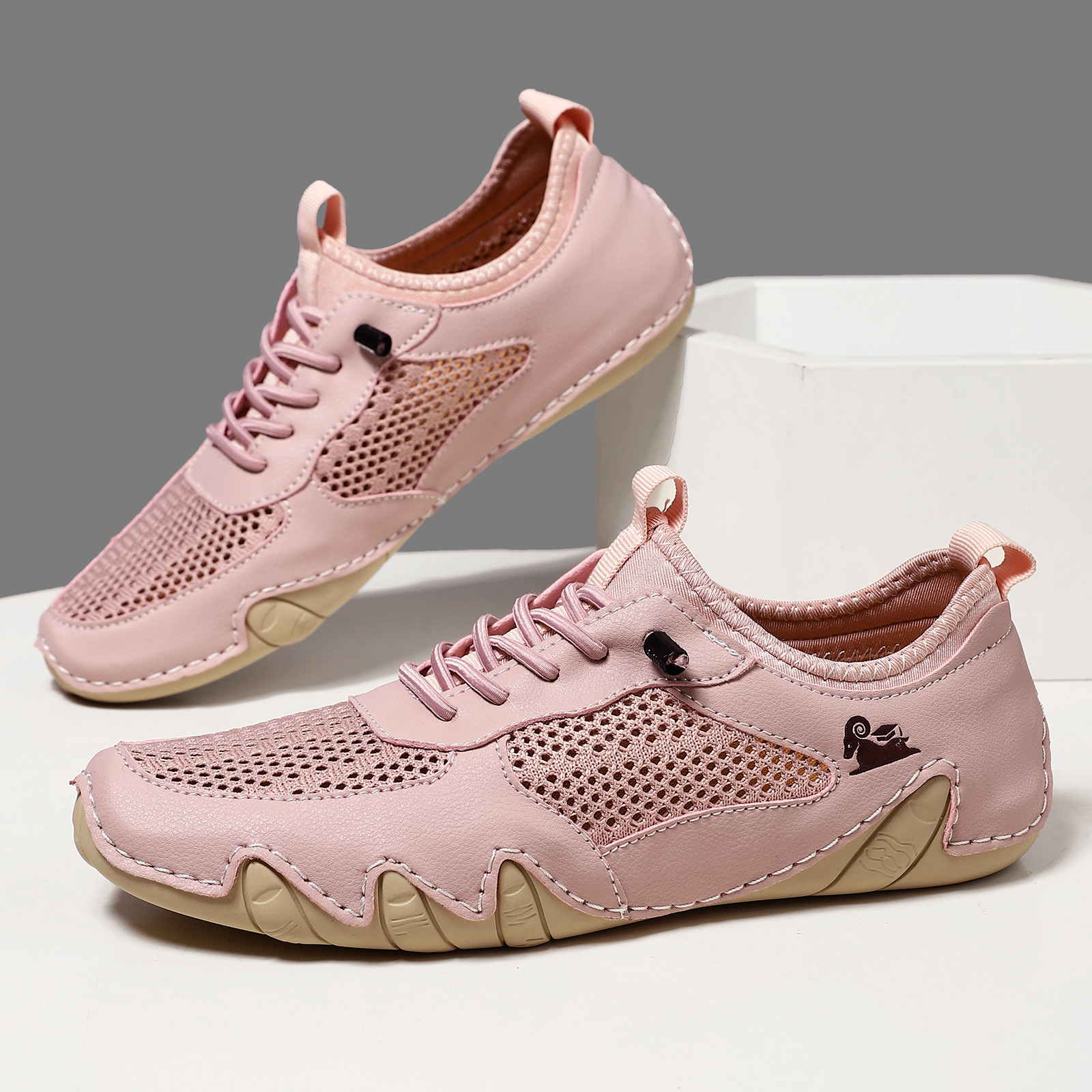 Cross-Border Independent Station Amazon'S Popular Large Size Men'S And Women'S Shoes Outdoor Casual Shoes Summer Breathable Mesh Shoes Sports Shoes
