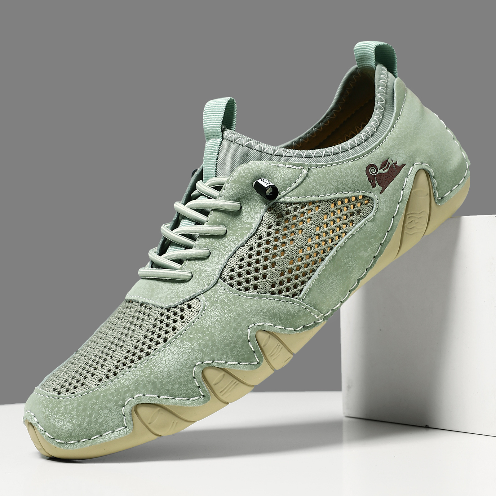 Cross-Border Independent Station Amazon'S Popular Large Size Men'S And Women'S Shoes Outdoor Casual Shoes Summer Breathable Mesh Shoes Sports Shoes