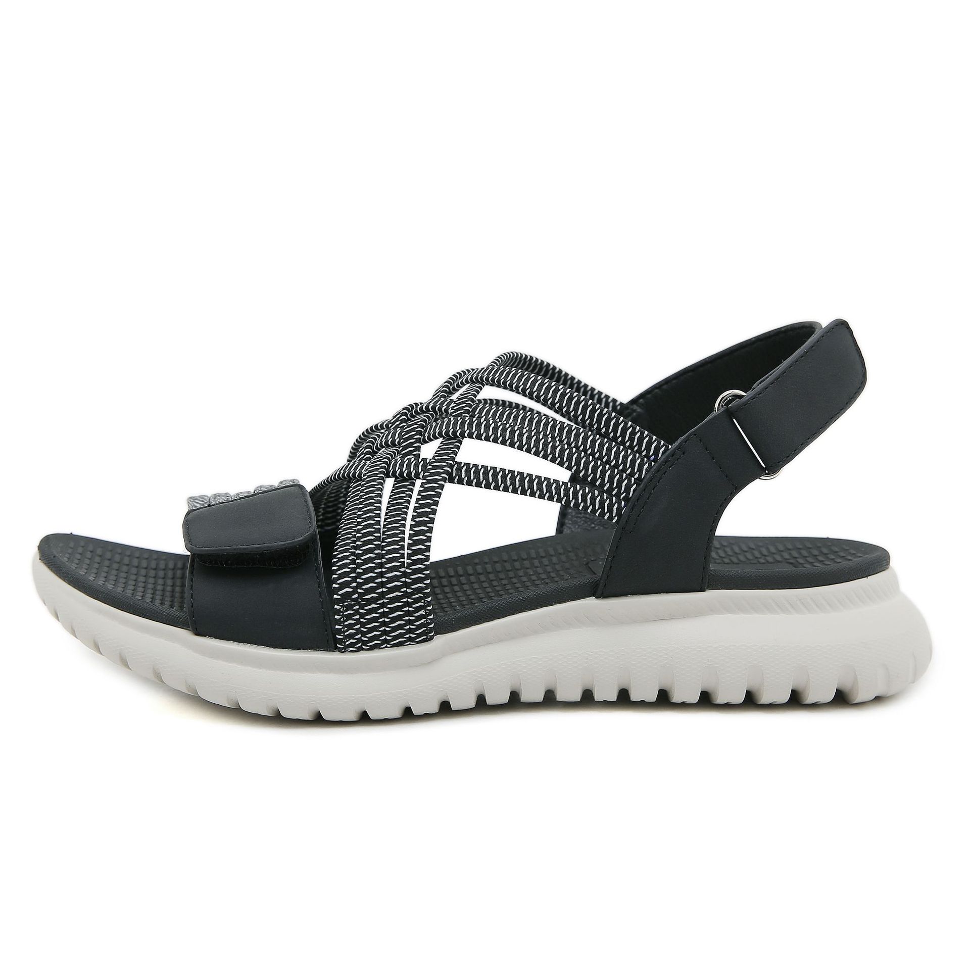 1109-A10 Amazon 2026 Summer New Sandals Women'S Lightweight Sports Style Comfortable Elastic Large Size Sandals