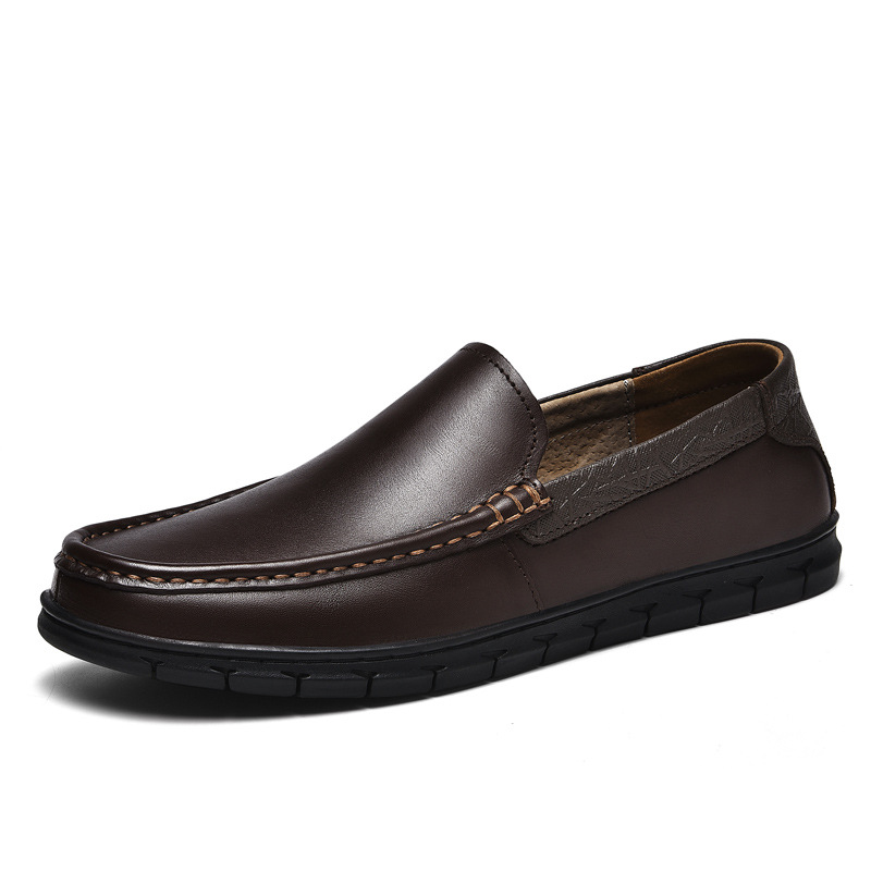 🔥Last Day 60% OFF🔥Men's Genuine Leather Slip-On Loafers - Comfortable Casual Driving Shoes