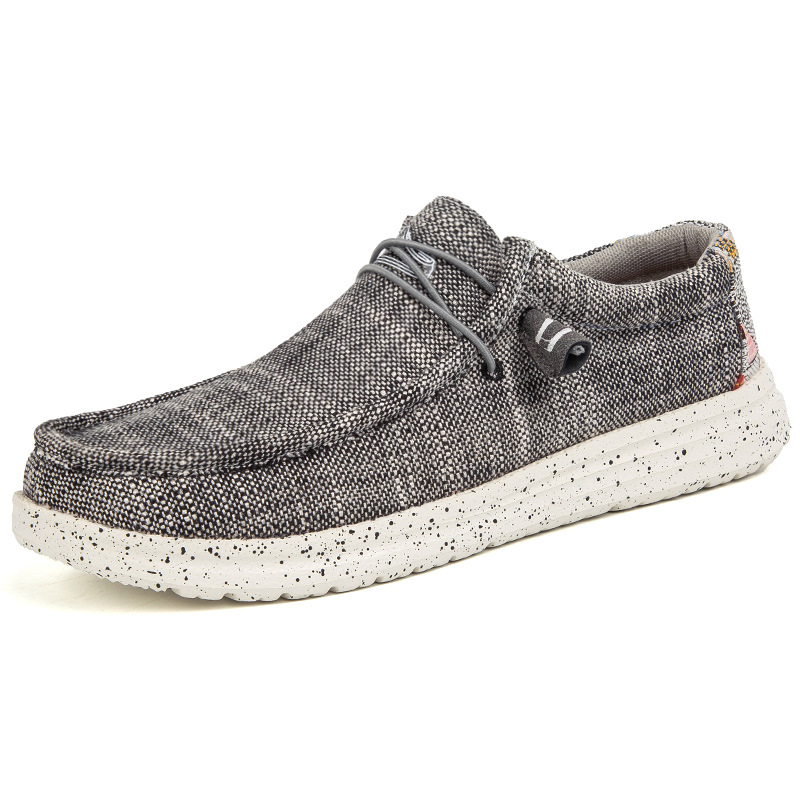 The Brand'S Same Style Slip-On Loafers For Men And Women, Canvas Casual Shoes, High-Elastic Cork Insoles, Cross-Border Best-Selling Loafers