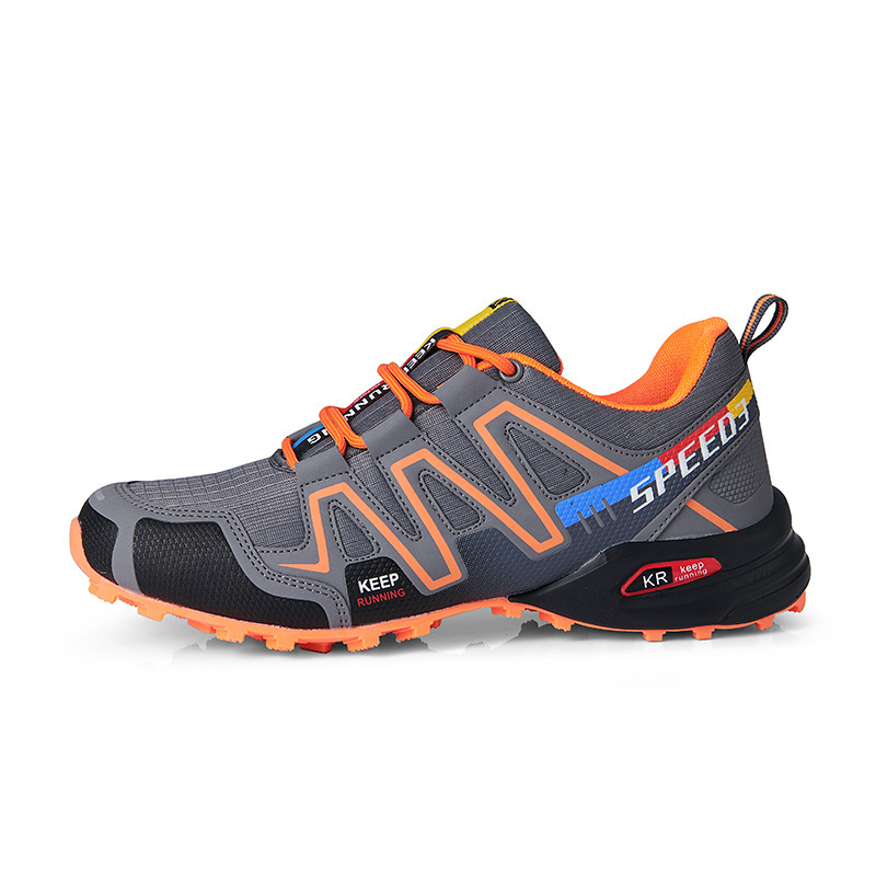 Cross-Border Foreign Trade Mountaineering Men'S Shoes Cross-Country Running Shoes Solomon Travel Mountaineering Shoes Hiking Shoes Breathable Large Size Women'S Shoes