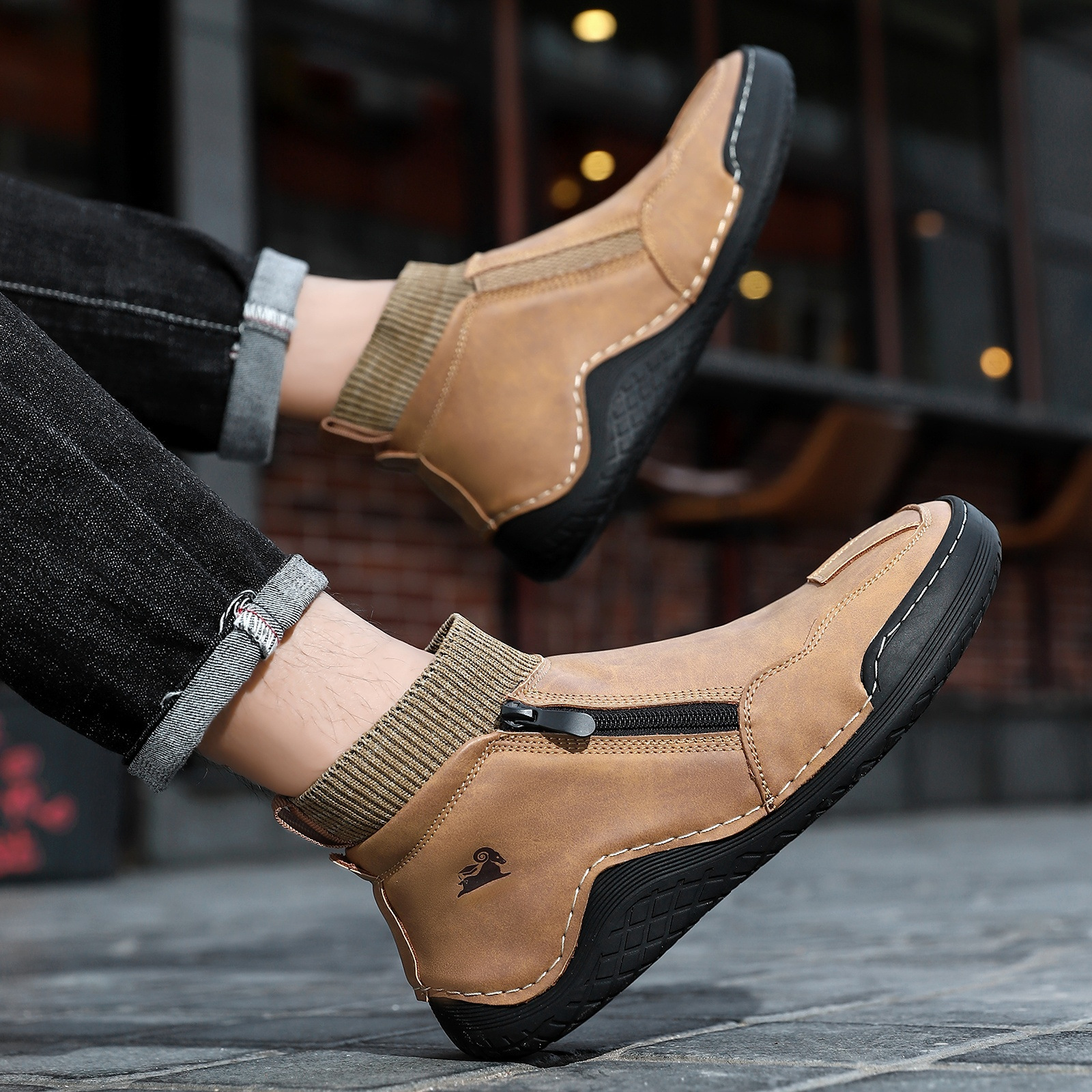 🔥On This Week Sale 70% OFF🔥Men's Casual Sneakers - Breathable Synthetic Upper, Non-Slip Rubber Sole, Comfortable Fabric Lining for Walking & Driving