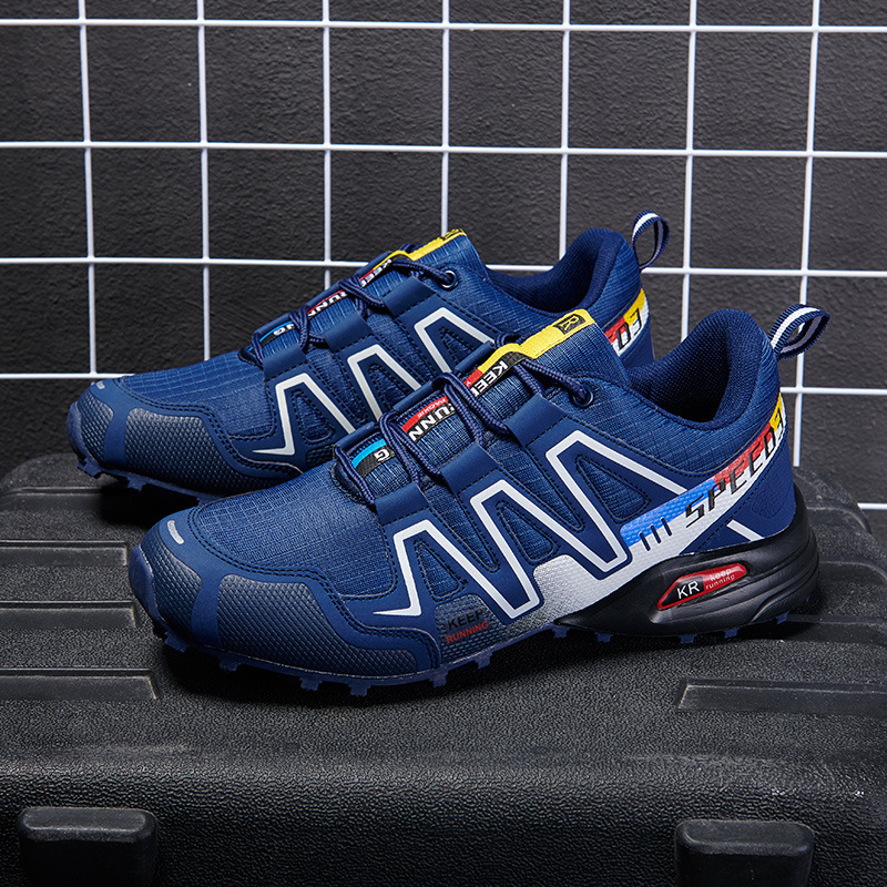 Cross-Border Foreign Trade Mountaineering Men'S Shoes Cross-Country Running Shoes Solomon Travel Mountaineering Shoes Hiking Shoes Breathable Large Size Women'S Shoes