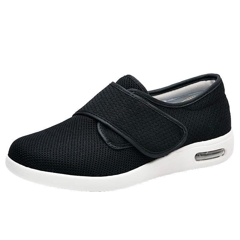 Youyun Summer And Autumn Shoes For The Elderly, Fattened And Widened, Women'S Walking Casual Shoes, Mother'S Shoes, Adjustable And Comfortable
