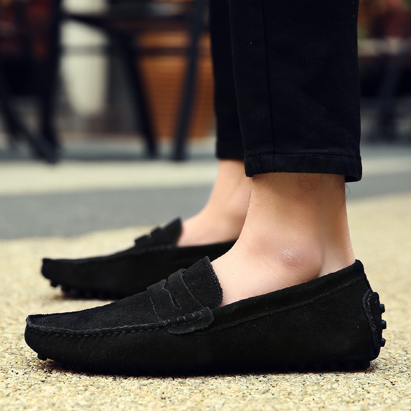 Men's Genuine Leather Comfortable Slip On Casual Shoes