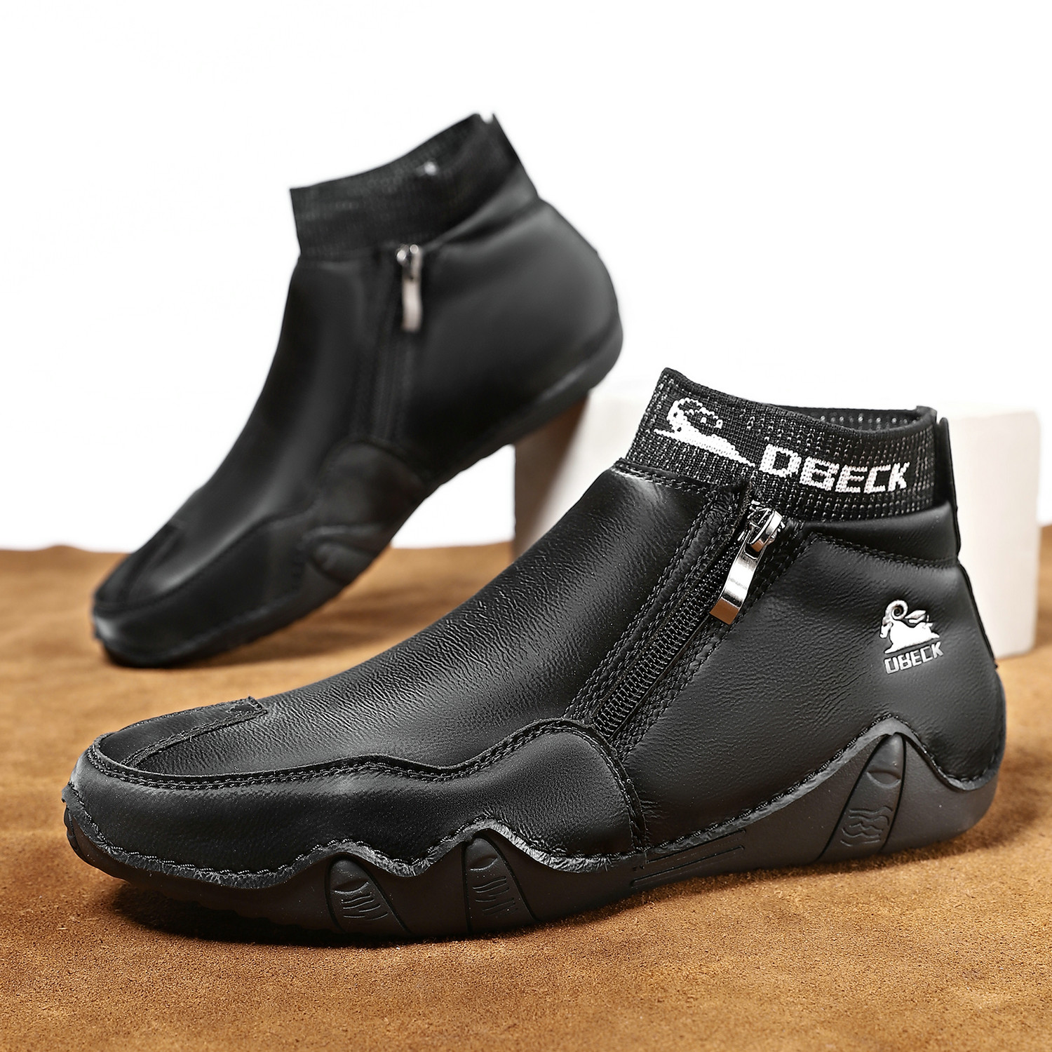 🔥🚀 Hot Sale! Limited Stock! 🌟👟💥Men's Versatile Lightweight Waterproof Insulated Breathable Slip-On Side-Zip Hunting Boots with Enhanced Traction for All-Terrain Comfort