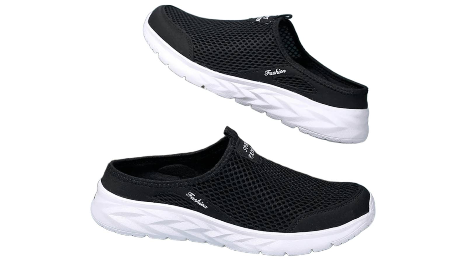 A Generation Of Spring And Summer New Casual Sports Men'S Shoes Large Size Cross-Border Half Drag Mesh Shoes