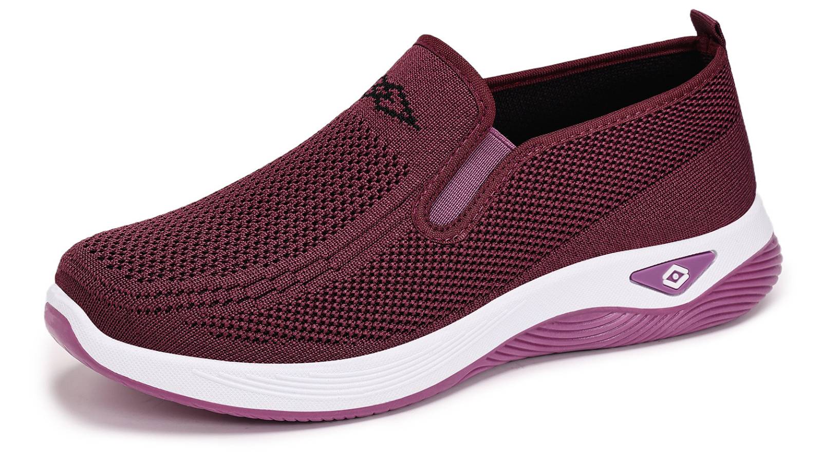  Hands-Free Flyknit Sneakers – Lightweight Breathable Slip-On Shoes for Women