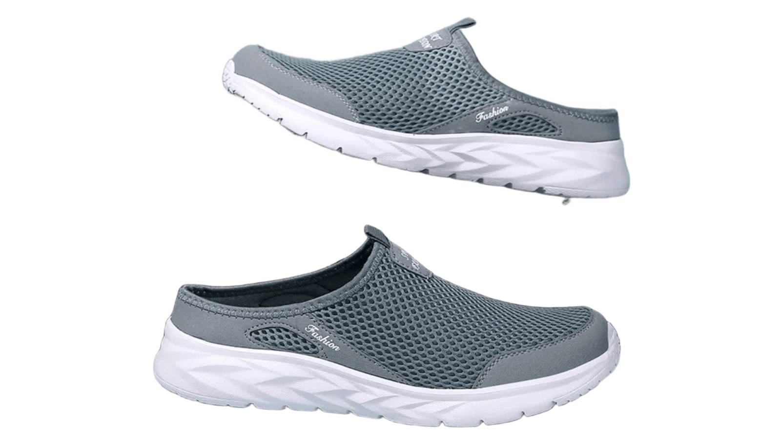 A Generation Of Spring And Summer New Casual Sports Men'S Shoes Large Size Cross-Border Half Drag Mesh Shoes