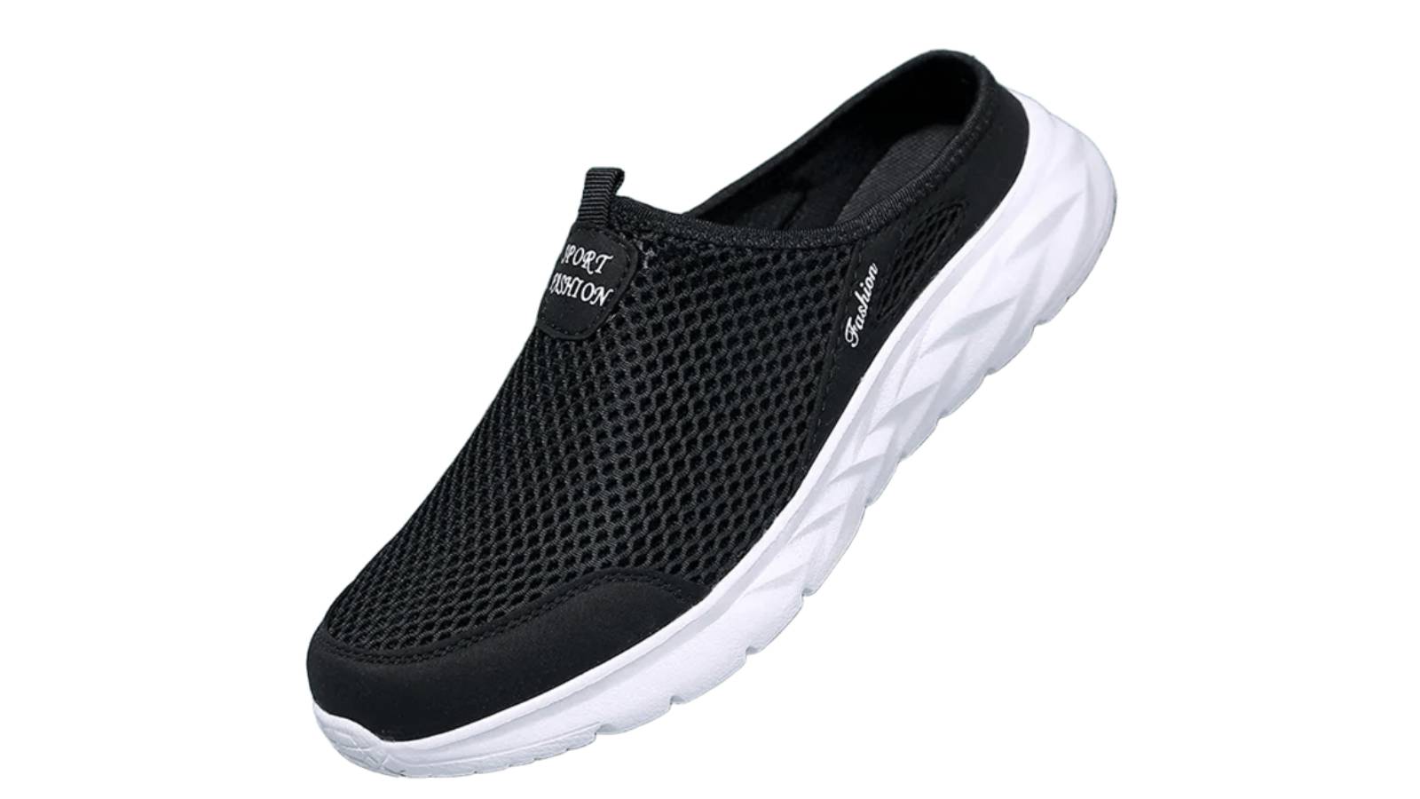 A Generation Of Spring And Summer New Casual Sports Men'S Shoes Large Size Cross-Border Half Drag Mesh Shoes