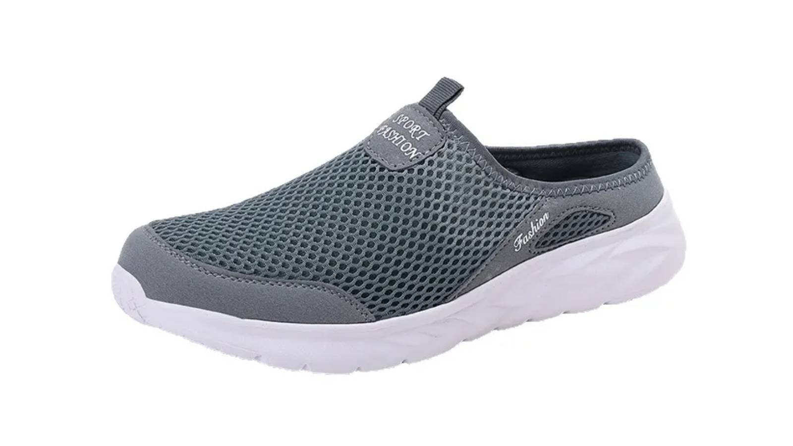 A Generation Of Spring And Summer New Casual Sports Men'S Shoes Large Size Cross-Border Half Drag Mesh Shoes